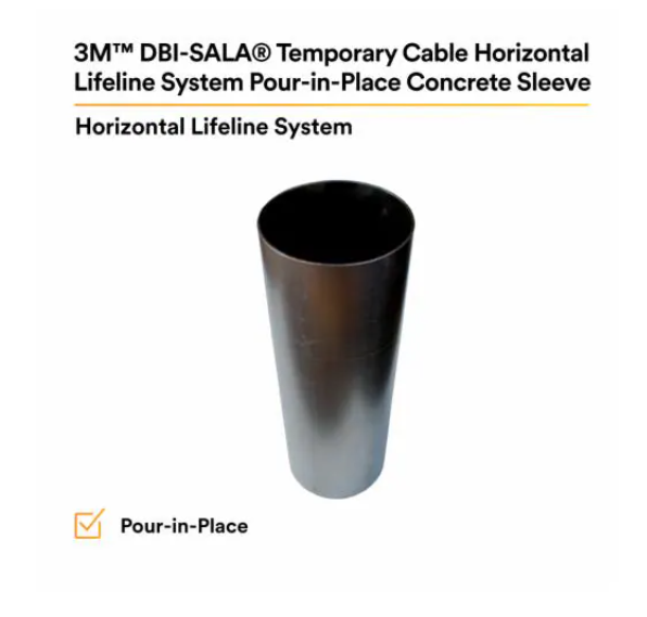 3M DBI-SALA SecuraSpan Pour-in-Place HLL Concrete Sleeve 7400201 from Columbia Safety